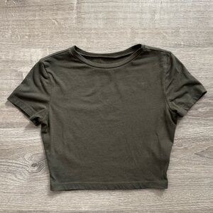 Wild Fable Green Baby Tee